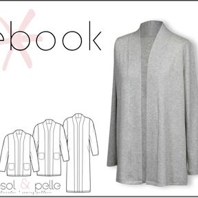 Ebook  Basic-Cardigan *mit Video Nähanleitung*