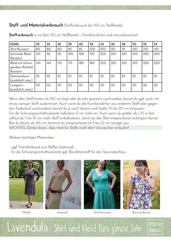 Lavendula: Damenshirt und Damenkleid Gr. 32 – 54 image number 5