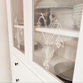 Fensterbild-Vorlage "Schneeglöckchen" PDF