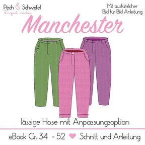 E-Book Cordhose „Manchester" Gr. 34-52 *A4 und A0 Datei*