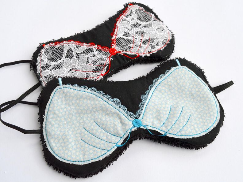 ITH Stickdatei Schlafmaske Bikini image number 2