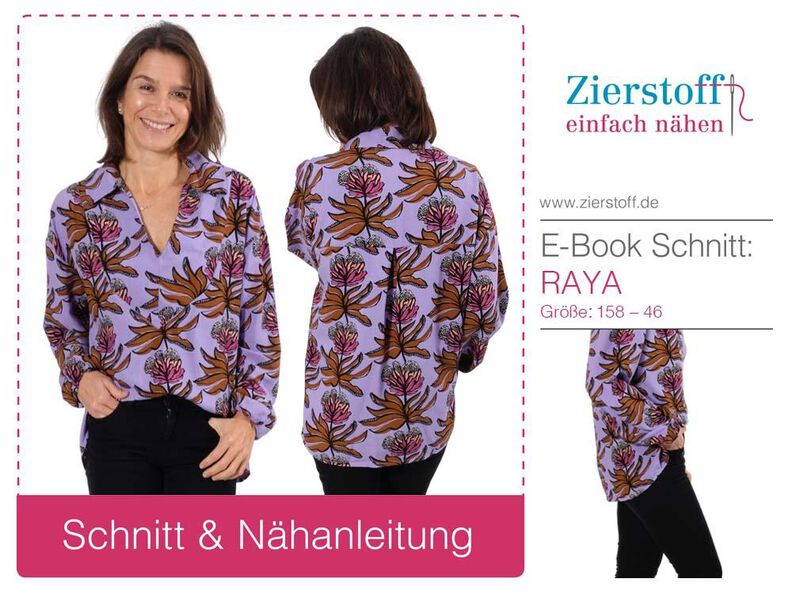 Bluse "RAYA", Nähanleitung & Schnitt Gr. 158-46 image number 2
