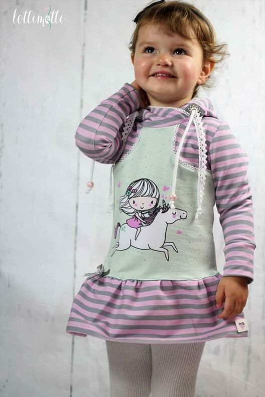 Casual little Lady Dress - Schnittmuster Kleid Gr.86-122 image number 3