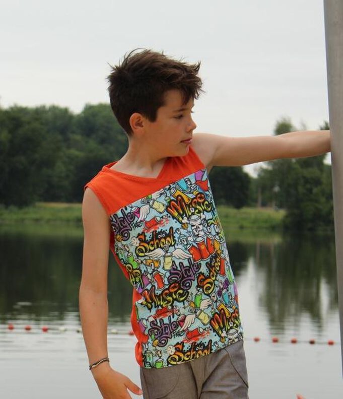 Lang und Kurzarm Shirt "ARIANE" Ebook und Schnitt Gr. 62-104 image number 8