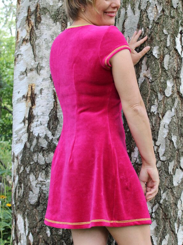 Petite SAMBA Kleid oder Shirt Gr. 34-50 PDF-Schnitt A4, A0 image number 6
