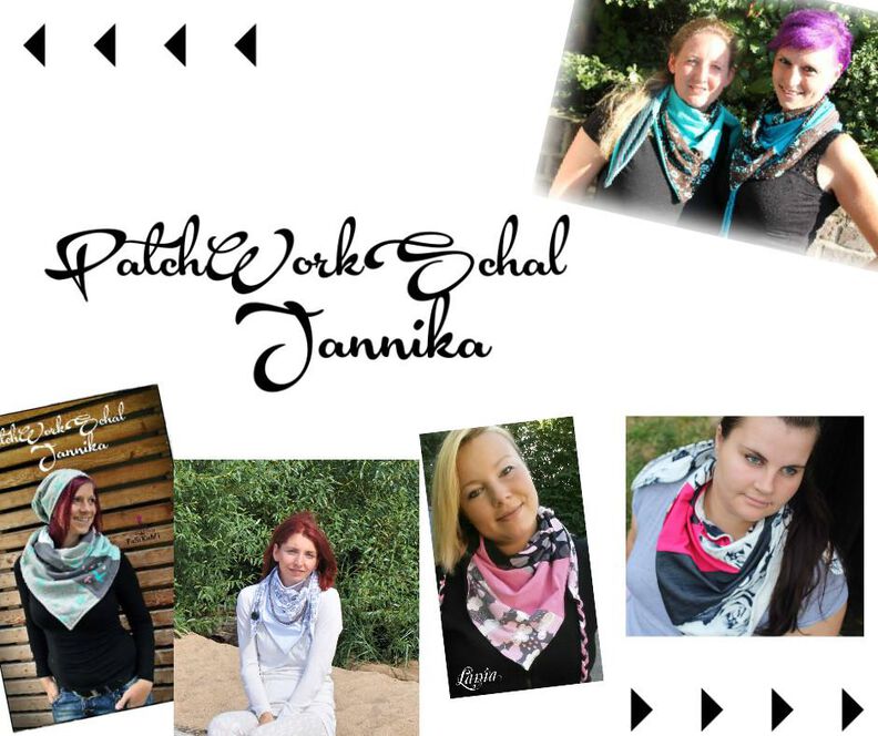 Patchwork-Schal Jannika für Mama und Kind image number 2
