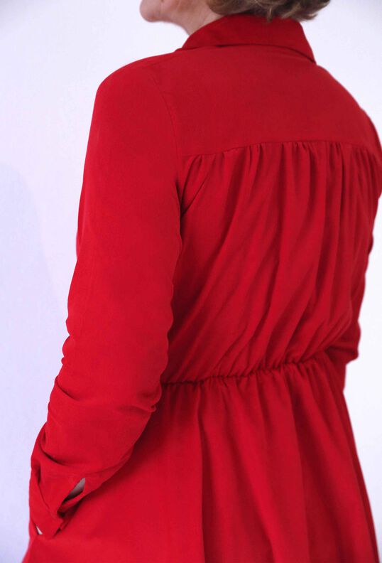 Kleid im 50er Stil mit weitem Rock und Kragen CALLA (34-58) image number 4
