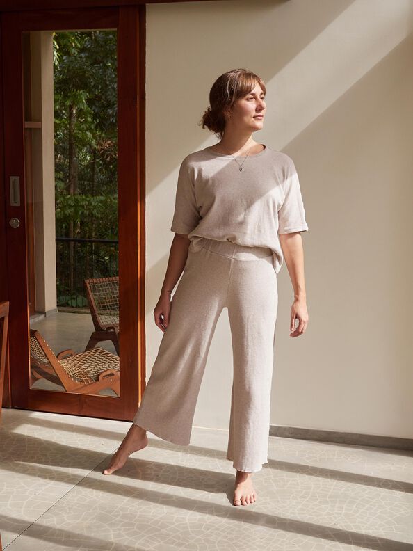 Clay Culotte / Jersey Hose / Yoga Hose image number 4
