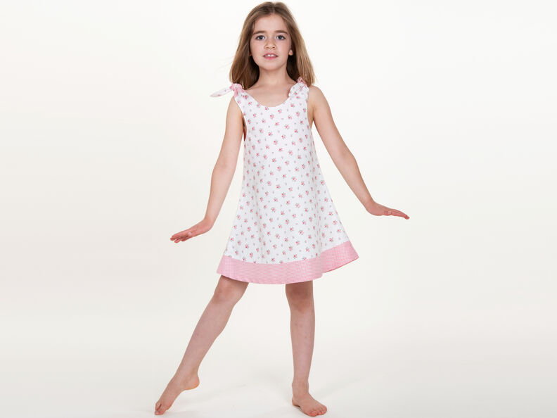  Schnittmuster Kleid für Mädchen in 3 Modellvarianten image number 5