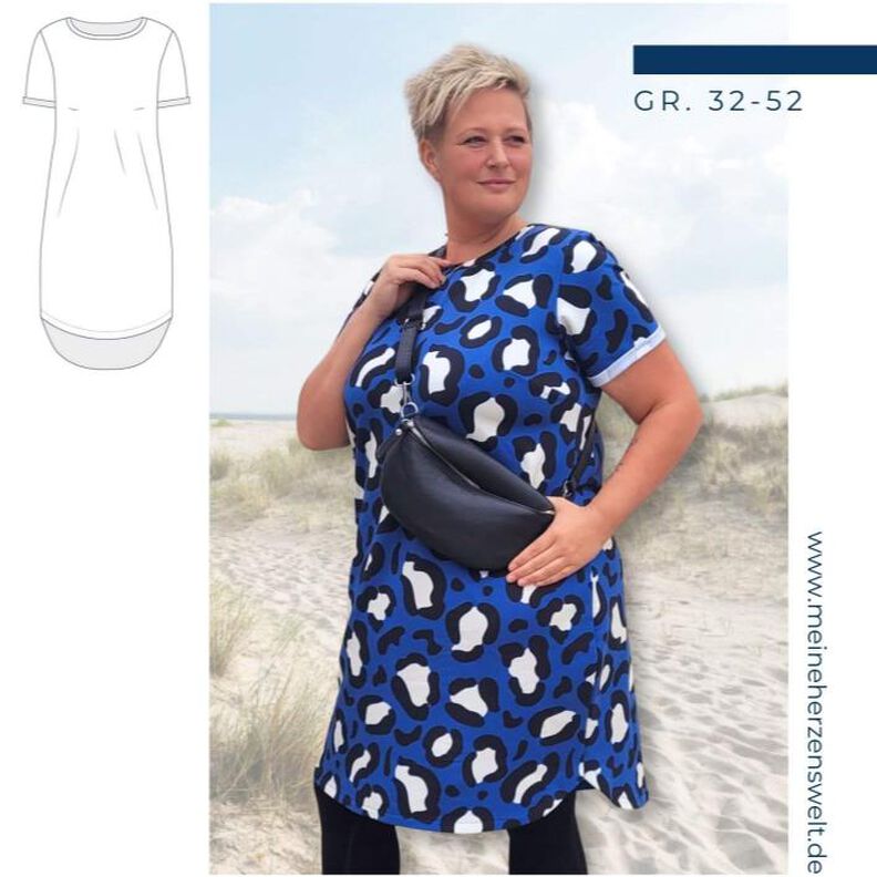 Sweatkleid – eBook Schnittmuster Gr. 32-52 – Livorno  #150 image number 1