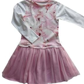 Jerseykleid "DANA", Gr. 62 - 104 mit Tulpenärmel Jerseykleid "DANA", Gr. 62 - 104 mit Tulpenärmel
