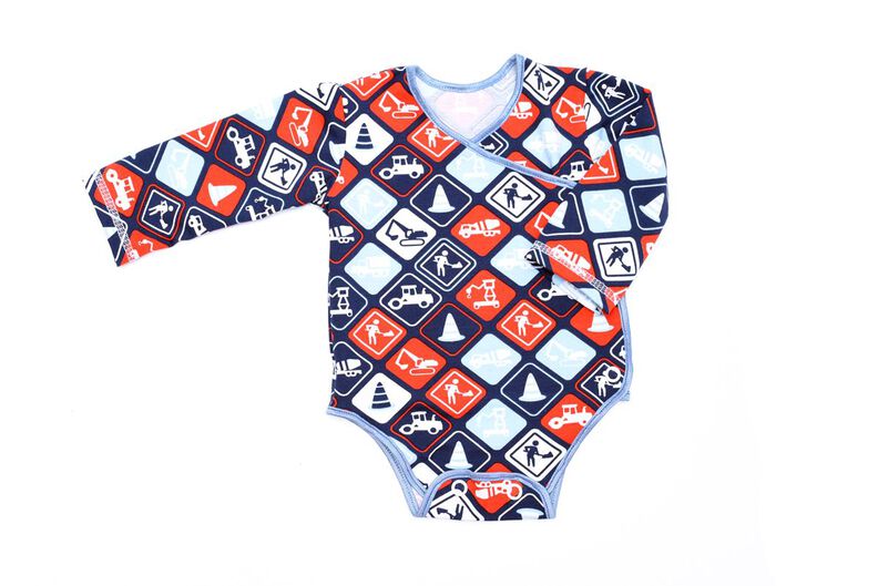 Babybody / Wickelbody Unisex "ALEX" , Gr 50-86 image number 4