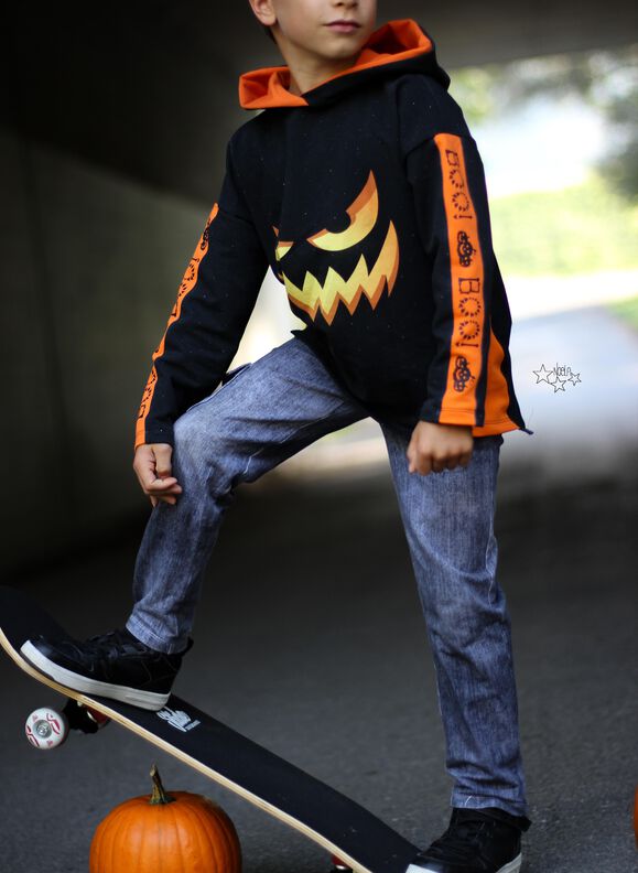 lovely oversized hoodie 104-164 Pulli Crophoodie Tunika image number 10