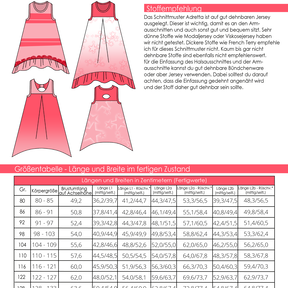 Adretta Gr. 80 bis 152 Shirt/Kleid