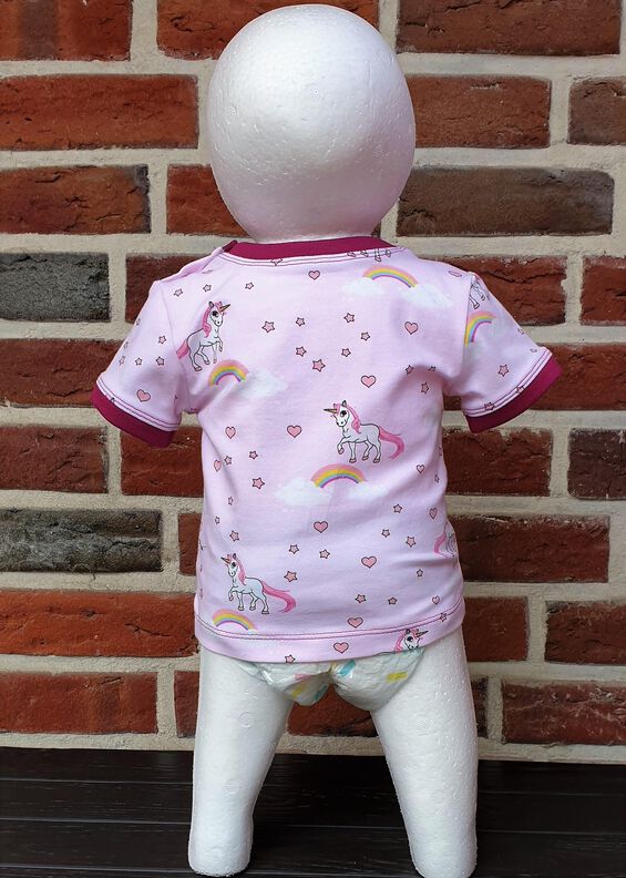 Fin – Babyshirt aus Jersey mit Knopfleisten Gr. 44–98 A4+A0 image number 3
