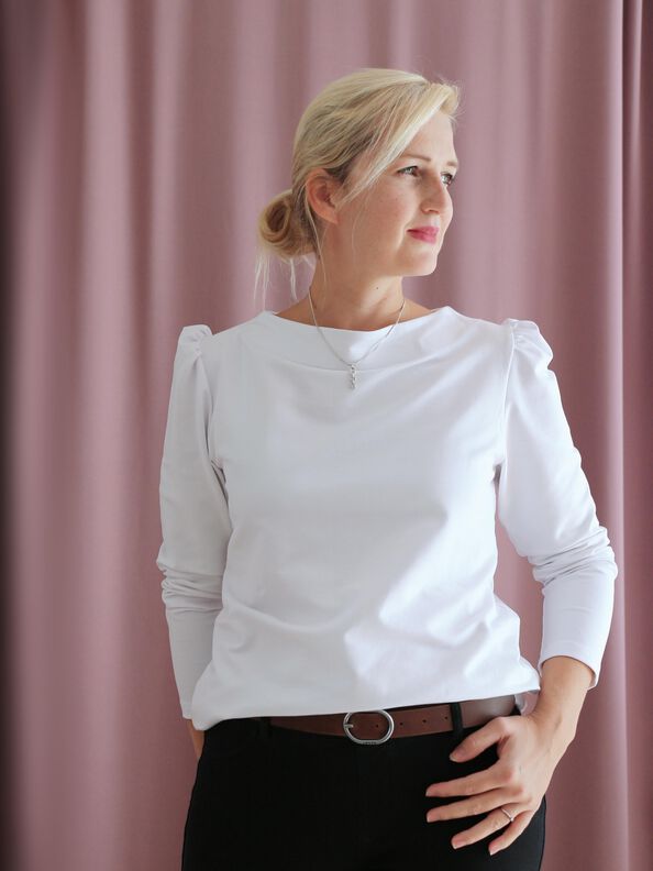 Schnittmuster Bluse / Pullover "Helena" für Damen image number 10