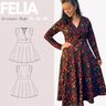 PDF-Schnittmuster: Kleid Felia Gr. 34 - 50 thumbnail number 1
