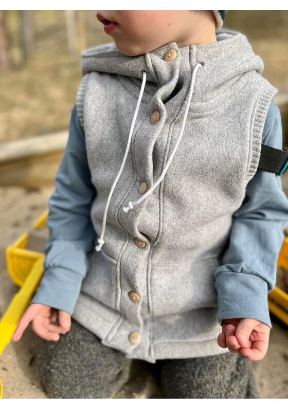 Weste Livsglad Gr. 56-122, Walk, Fleece, Softshell image number 3