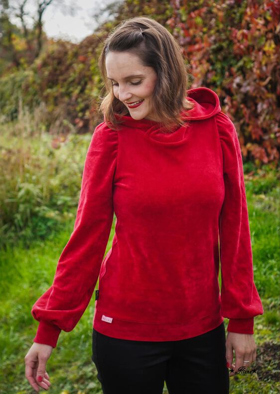 Inge Hoodie mit Puffärmeln Gr. 34 -50 image number 6