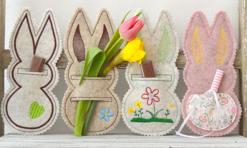 ITH Stickdatei Hasen 13x18cm image number 4