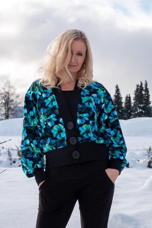 Oversize Cardigan OBEREGGEN Gr. 32-56 mit Beamerdatei image number 4