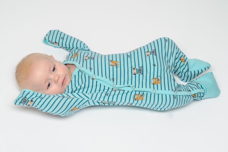 Baby Strampler mit Ärmel-Beinumschlag DAVID image number 9