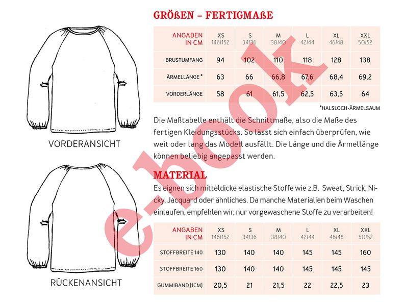 FRAU CAJA - Raglanpullover mit Blousonärmeln  XS-XXL image number 7