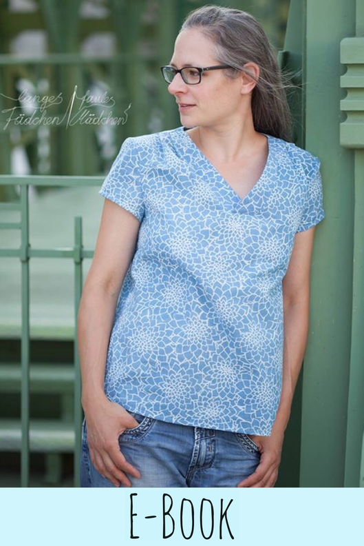 HappyMe Schnittmuster & Nähanleitung Bluse Shirt 36-48 image number 3