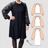 Elina – Raglanpullover, Longshirt oder Kleid, BU 80-116 thumbnail number 1