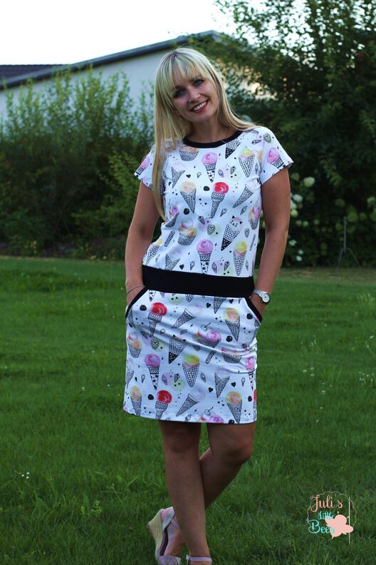 Hoodiekleid/Hoodie JULIETA Gr. 34-52 +Add on, BEAMERDATEI image number 7