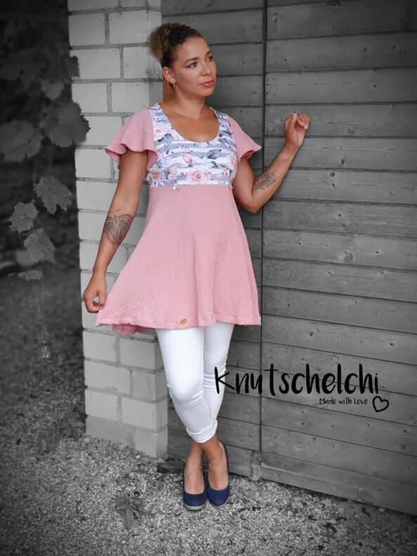  Damenoberteil Donna Gr. 34 - 52 FunkelRosa image number 2