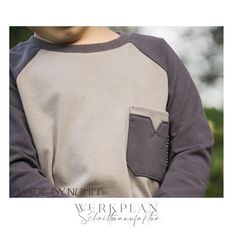 Raglan BasicWERK | 98 bis 164 | Unisex Longsleeve | Beamer image number 6