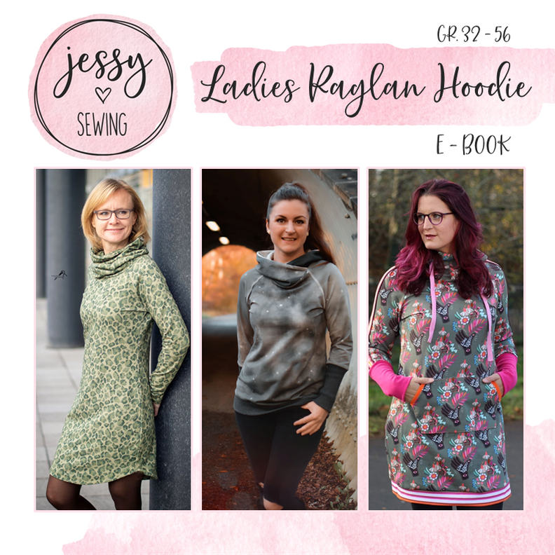 *Ladies Raglan Hoodie* Raglan Hoodie, Hoodiekleid  image number 1