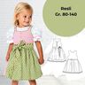 Schnittmuster Kinderdirndl Resli Gr. 80 -140 thumbnail number 1