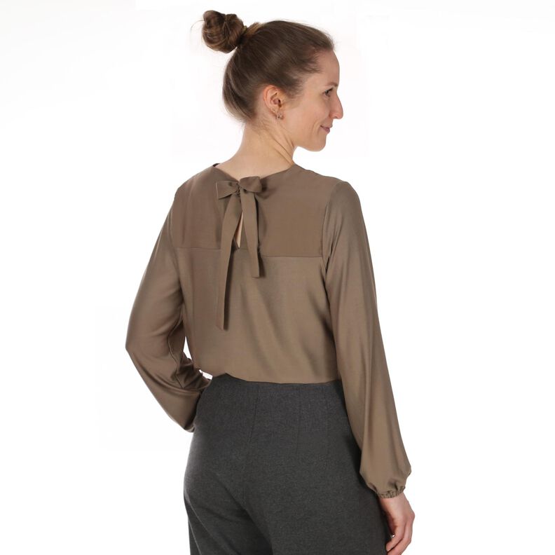 FRAU YELDA - Longsleeve mit Schleife  XS-XXL image number 1