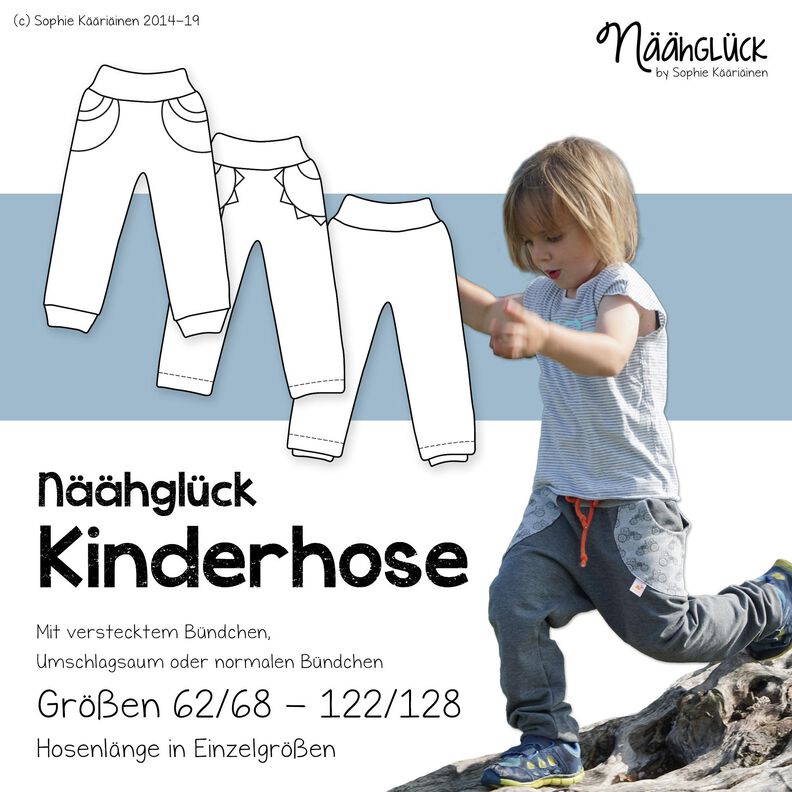 Näähglück Kinderhose 62/68 - 122/128 image number 1