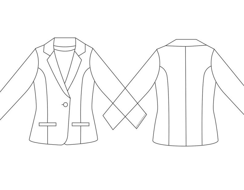 Jacke Michelle N&auml;hanleitung + Schnitt image number 3