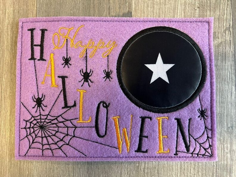 Stickdatei Mugrug Untersetzer Halloween ab 12x18cm image number 3