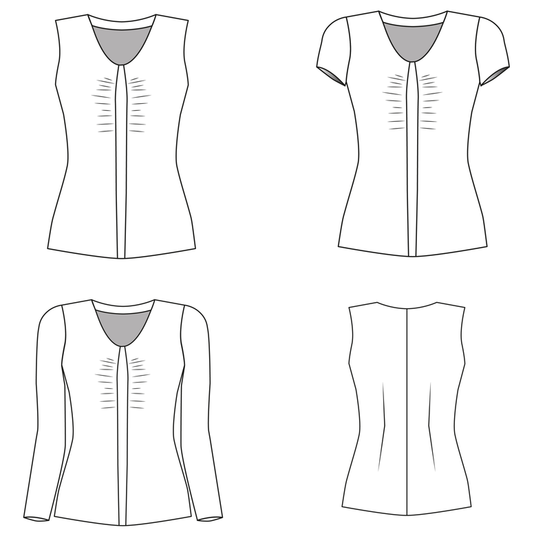 Shirt PETITE RAFFAELLE Gr. 34-50 PDF-Schnitt A4, A0 image number 2