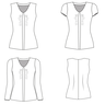 Shirt PETITE RAFFAELLE Gr. 34-50 PDF-Schnitt A4, A0 thumbnail number 2