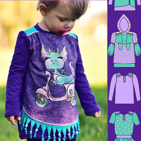 Liliana Shirt & Kleid im gro&szlig;en Baukasten Gr. 74 bis 152