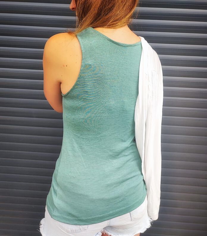 Wasserfall-Shirt/Kleid Tania 32-46 für sehr dehnbare Stoffe image number 9