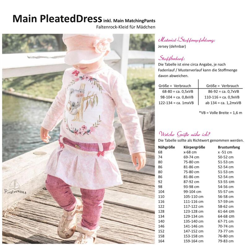 Main PleatedDress (Faltenrock-Kleid) + Gratis Hose image number 1