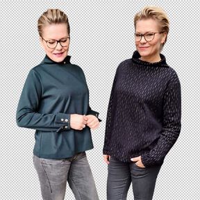 Shirt "GUNDA" Nähanleitung & Schnitt Gr. 158 - 46