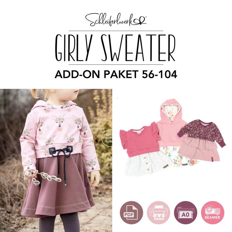 Add-on Paket Girly Sweater | Schleiferlwerk | Größe 56-104 image number 1