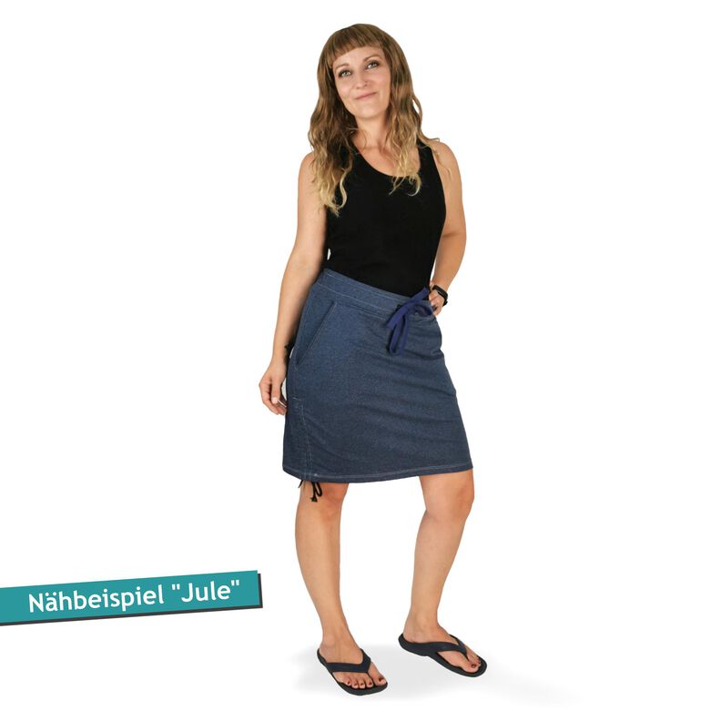 Sweatrock Jule, Gr. 32 bis 54, Schnittmuster mit Ebenen image number 8