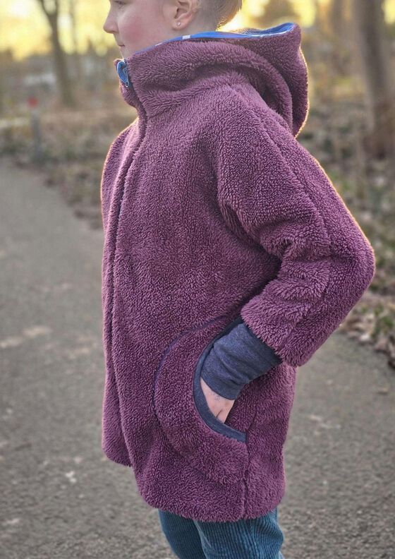 Oversized Jacke Regnbuelys Gr. 128-170, A0, Walk, Cord image number 6