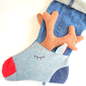 Nikolausstiefel, incl. Gratis Stickdatei Rentier-Auge thumbnail number 3