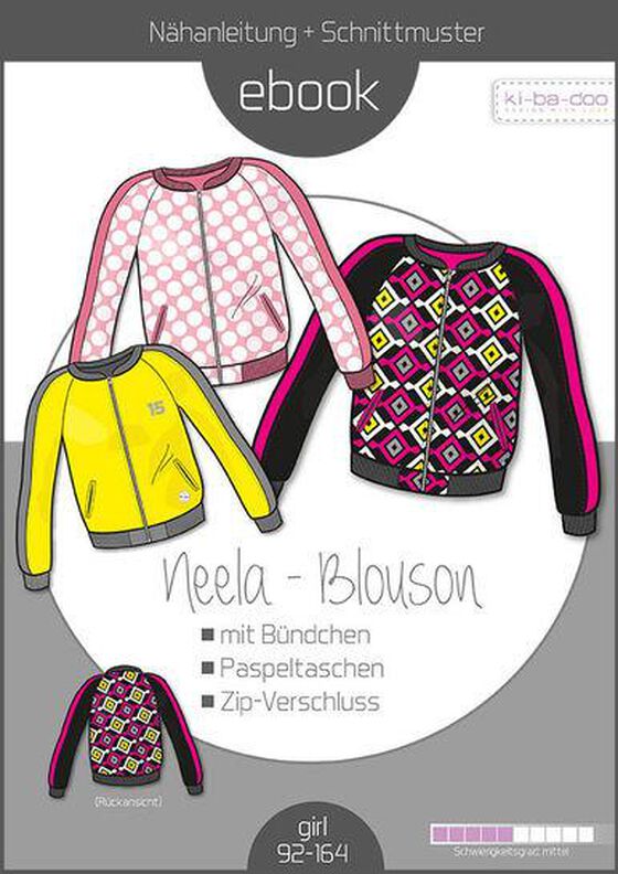 Ebook/Nähanleitung Blouson NEELA Kinder Gr. 92-164 image number 3