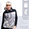 Hoodie Pullover Damen Schnittmuster Gr. 32-58 - Paco #126 thumbnail number 3